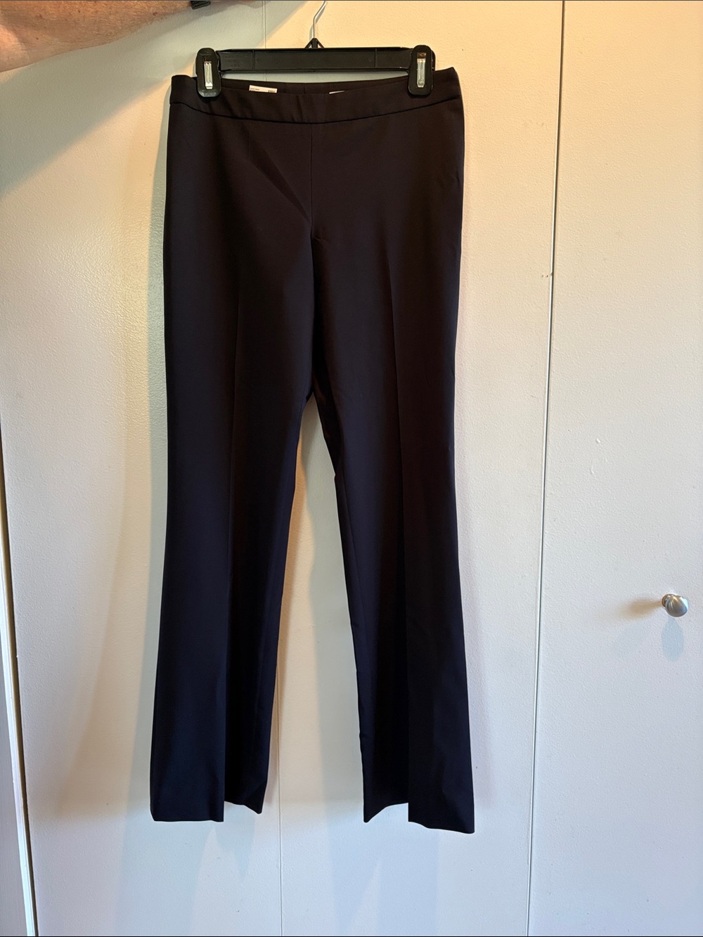 Classic Straight-Leg Women's Dress Pants in Black